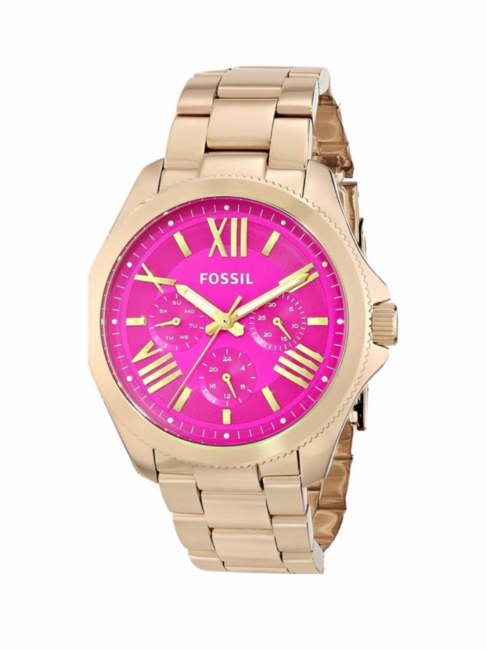 Fossil Women's AM4539 Cecile Gold-Tone Stainless Steel Watch